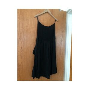 Black Strapless Knit Dress or Swim coverup